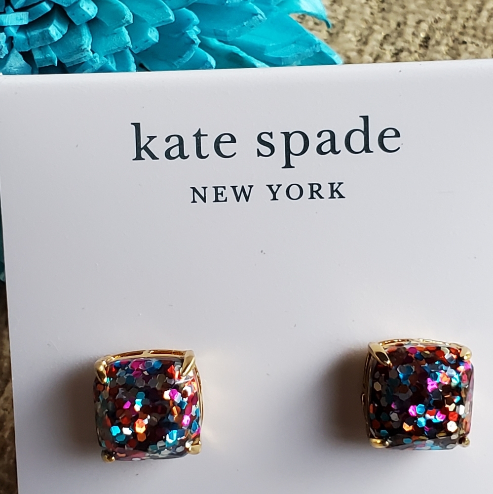 Kate Spade ♠️ Glitter Earrings - Picture 5 of 7